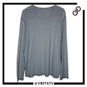 Tommy‎ Bahama Mens Gray Long-Sleeve T-Shirt Size XL